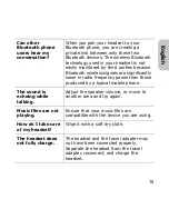 Preview for 18 page of Samsung SBH650 - Bluetooth Stereo Pendant Headset User Manual