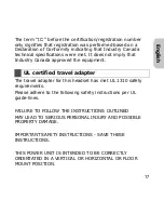 Preview for 20 page of Samsung SBH650 - Bluetooth Stereo Pendant Headset User Manual