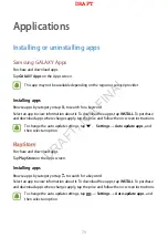 Предварительный просмотр 73 страницы Samsung SC-01J User Manual