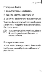 Preview for 13 page of Samsung SC-03G Quick Start Manual