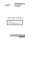 Samsung SC-140 User Manual preview