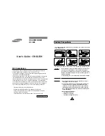 Samsung SC-148S User Manual preview