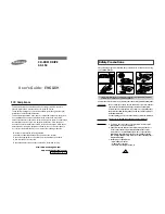 Samsung SC-152 User Manual preview