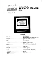 Samsung SC-431E Samtron Service Manual preview