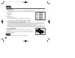 Preview for 30 page of Samsung SC-D107 Owner'S Instruction Book