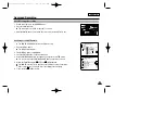 Preview for 69 page of Samsung SC-D107 Owner'S Instruction Book