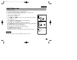 Preview for 99 page of Samsung SC-D107 Owner'S Instruction Book