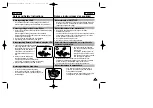 Предварительный просмотр 9 страницы Samsung SC-D20 Owner'S Instruction Book