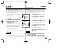 Предварительный просмотр 65 страницы Samsung SC-D20 Owner'S Instruction Book