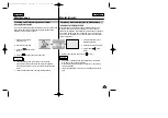 Предварительный просмотр 73 страницы Samsung SC-D20 Owner'S Instruction Book