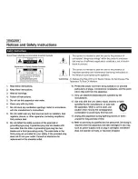 Предварительный просмотр 2 страницы Samsung SC-D263 Owner'S Instruction Book