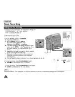 Предварительный просмотр 38 страницы Samsung SC-D263 Owner'S Instruction Book