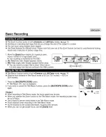 Предварительный просмотр 43 страницы Samsung SC-D263 Owner'S Instruction Book