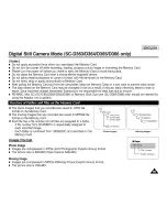 Предварительный просмотр 73 страницы Samsung SC-D263 Owner'S Instruction Book