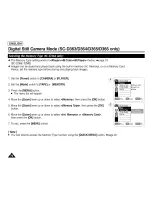 Предварительный просмотр 74 страницы Samsung SC-D263 Owner'S Instruction Book