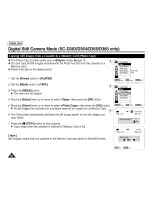 Предварительный просмотр 86 страницы Samsung SC-D263 Owner'S Instruction Book