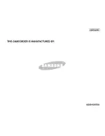 Предварительный просмотр 111 страницы Samsung SC-D263 Owner'S Instruction Book