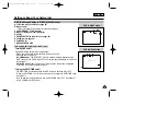 Предварительный просмотр 23 страницы Samsung SC-D27 Owner'S Instruction Book