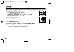 Предварительный просмотр 24 страницы Samsung SC-D27 Owner'S Instruction Book