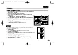 Предварительный просмотр 31 страницы Samsung SC-D27 Owner'S Instruction Book