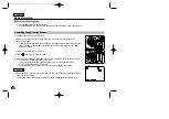 Предварительный просмотр 38 страницы Samsung SC-D27 Owner'S Instruction Book