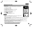 Предварительный просмотр 99 страницы Samsung SC-D27 Owner'S Instruction Book