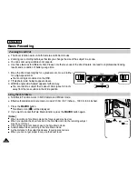 Preview for 48 page of Samsung SC-D352 Owner'S Instruction Book