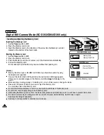 Preview for 92 page of Samsung SC D353 - MiniDV Camcorder w/20x Optical Zoom Owner'S Instruction Book