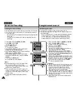 Предварительный просмотр 54 страницы Samsung SC- D354 Owner'S Instruction Manual