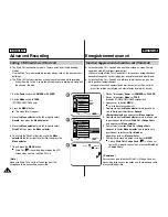 Предварительный просмотр 56 страницы Samsung SC- D354 Owner'S Instruction Manual