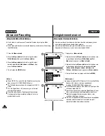 Предварительный просмотр 60 страницы Samsung SC- D354 Owner'S Instruction Manual