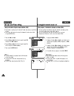 Предварительный просмотр 62 страницы Samsung SC- D354 Owner'S Instruction Manual