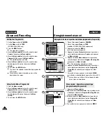 Предварительный просмотр 64 страницы Samsung SC- D354 Owner'S Instruction Manual