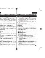 Предварительный просмотр 13 страницы Samsung SC D363 - MiniDV Camcorder With 30x Optical Zoom Owner'S Instruction Book