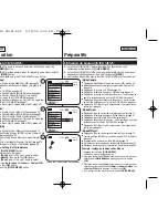 Предварительный просмотр 26 страницы Samsung SC D363 - MiniDV Camcorder With 30x Optical Zoom Owner'S Instruction Book