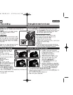 Предварительный просмотр 38 страницы Samsung SC D363 - MiniDV Camcorder With 30x Optical Zoom Owner'S Instruction Book