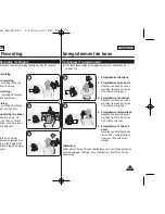 Предварительный просмотр 39 страницы Samsung SC D363 - MiniDV Camcorder With 30x Optical Zoom Owner'S Instruction Book