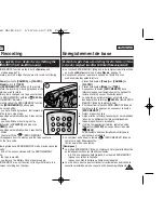 Предварительный просмотр 43 страницы Samsung SC D363 - MiniDV Camcorder With 30x Optical Zoom Owner'S Instruction Book