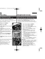 Предварительный просмотр 44 страницы Samsung SC D363 - MiniDV Camcorder With 30x Optical Zoom Owner'S Instruction Book