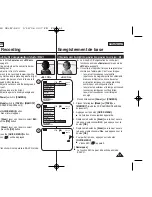 Предварительный просмотр 47 страницы Samsung SC D363 - MiniDV Camcorder With 30x Optical Zoom Owner'S Instruction Book
