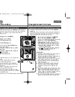 Предварительный просмотр 48 страницы Samsung SC D363 - MiniDV Camcorder With 30x Optical Zoom Owner'S Instruction Book