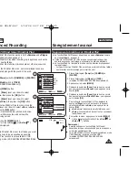 Предварительный просмотр 51 страницы Samsung SC D363 - MiniDV Camcorder With 30x Optical Zoom Owner'S Instruction Book