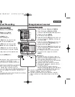 Предварительный просмотр 59 страницы Samsung SC D363 - MiniDV Camcorder With 30x Optical Zoom Owner'S Instruction Book