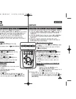 Предварительный просмотр 65 страницы Samsung SC D363 - MiniDV Camcorder With 30x Optical Zoom Owner'S Instruction Book