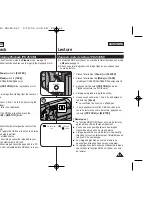 Предварительный просмотр 67 страницы Samsung SC D363 - MiniDV Camcorder With 30x Optical Zoom Owner'S Instruction Book