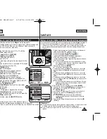 Предварительный просмотр 73 страницы Samsung SC D363 - MiniDV Camcorder With 30x Optical Zoom Owner'S Instruction Book