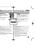 Предварительный просмотр 83 страницы Samsung SC D363 - MiniDV Camcorder With 30x Optical Zoom Owner'S Instruction Book