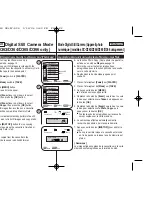 Предварительный просмотр 88 страницы Samsung SC D363 - MiniDV Camcorder With 30x Optical Zoom Owner'S Instruction Book