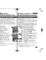 Предварительный просмотр 91 страницы Samsung SC D363 - MiniDV Camcorder With 30x Optical Zoom Owner'S Instruction Book