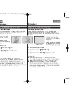 Предварительный просмотр 102 страницы Samsung SC D363 - MiniDV Camcorder With 30x Optical Zoom Owner'S Instruction Book